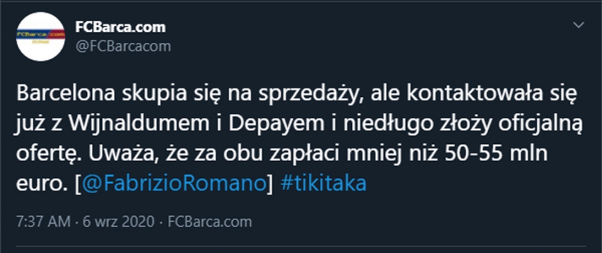 Fabrizio Romano: Z TYMI PIŁKARZAMI kontaktowała się już Barca!